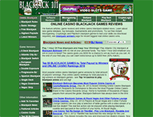 Tablet Screenshot of blackjack101.biz